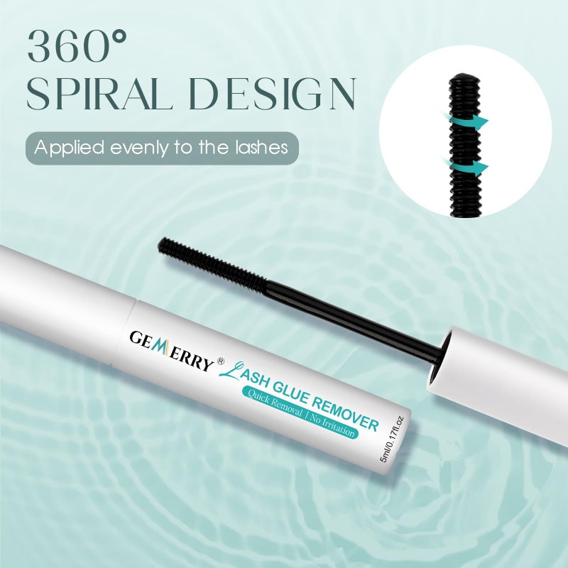 GEMERRY Lash Glue Remover 5ML for Lash Clusters Lash Bond and Seal Remover Lash Remover Gentle for Lashes Eyelash Extension Cluster Lash Remover Eyelash Glue Remover Self-Use at Home - Image 3